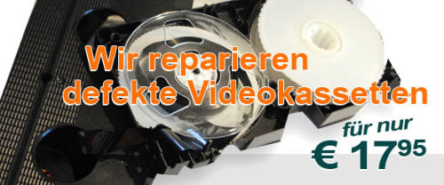 wir reparieren videokassetten